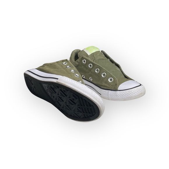 Converse ™️ ✪ Chuck Taylor All Star Street Low Slip On Sneakers ✪ Army Green ✪ - Picture 11 of 16